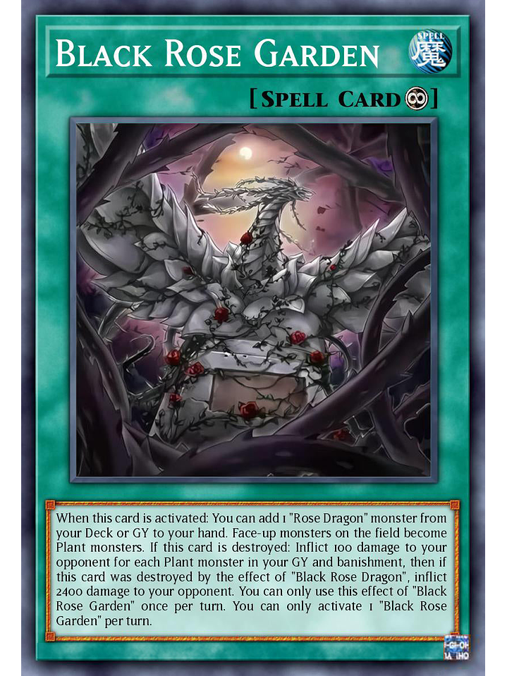 Black Rose Garden - DOOD-EN055 - Starlight Rare 1st Edition 1