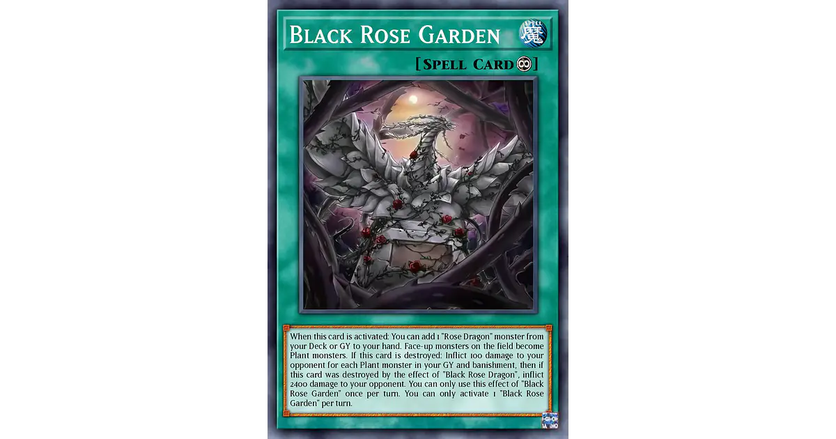 Black Rose Garden - DOOD-EN055 - Ultra Rare 1st Edition