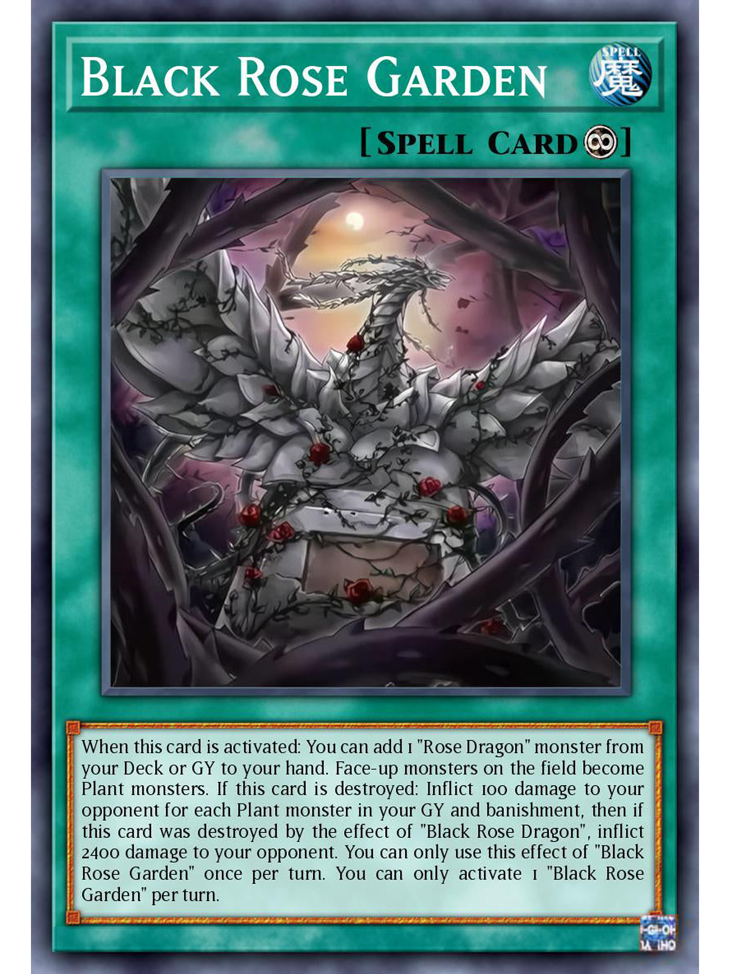 Black Rose Garden - DOOD-EN055 - Ultra Rare 1st Edition 1