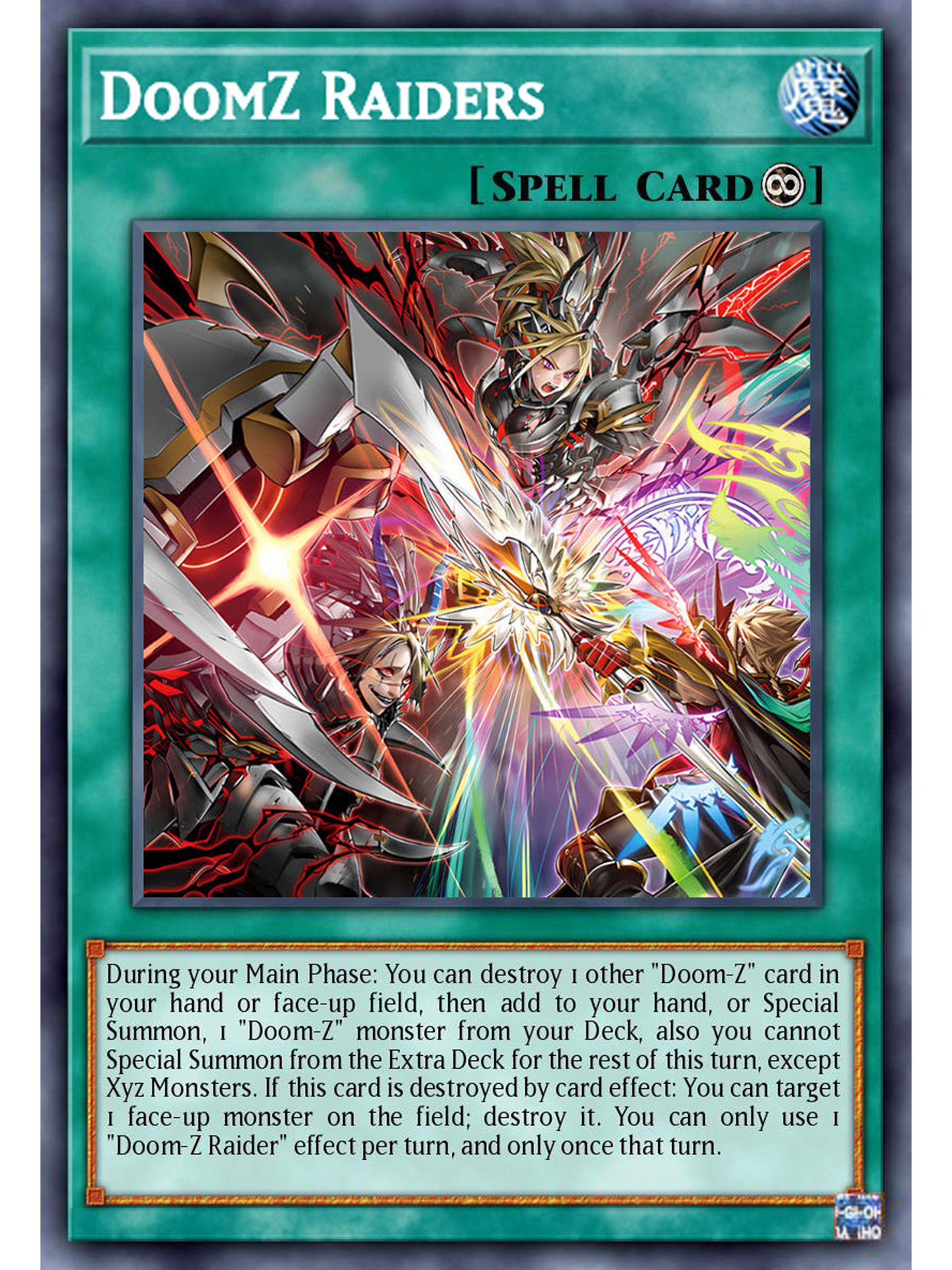 DoomZ Raiders - DOOD-EN057 - Super Rare 1st Edition 1