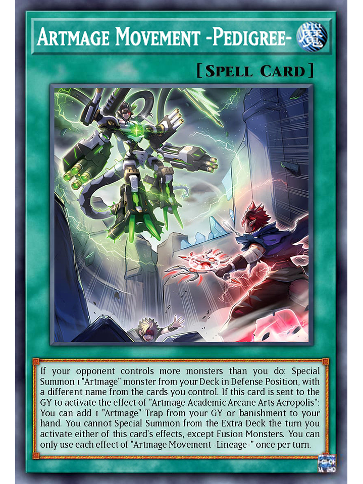 Artmage Movement -Pedigree- - DOOD-EN060 - Common 1st Edition 1