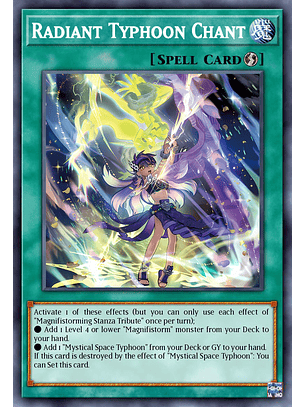 Radiant Typhoon Chant - DOOD-EN061 - Starlight Rare 1st Edition