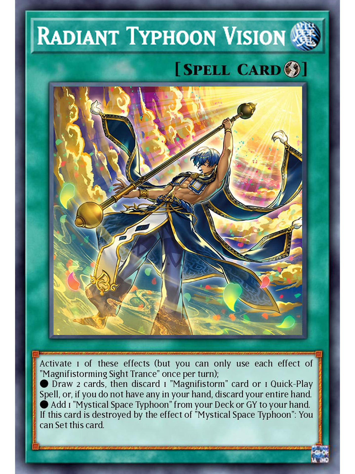 Radiant Typhoon Vision - DOOD-EN063 - Common 1st Edition 1