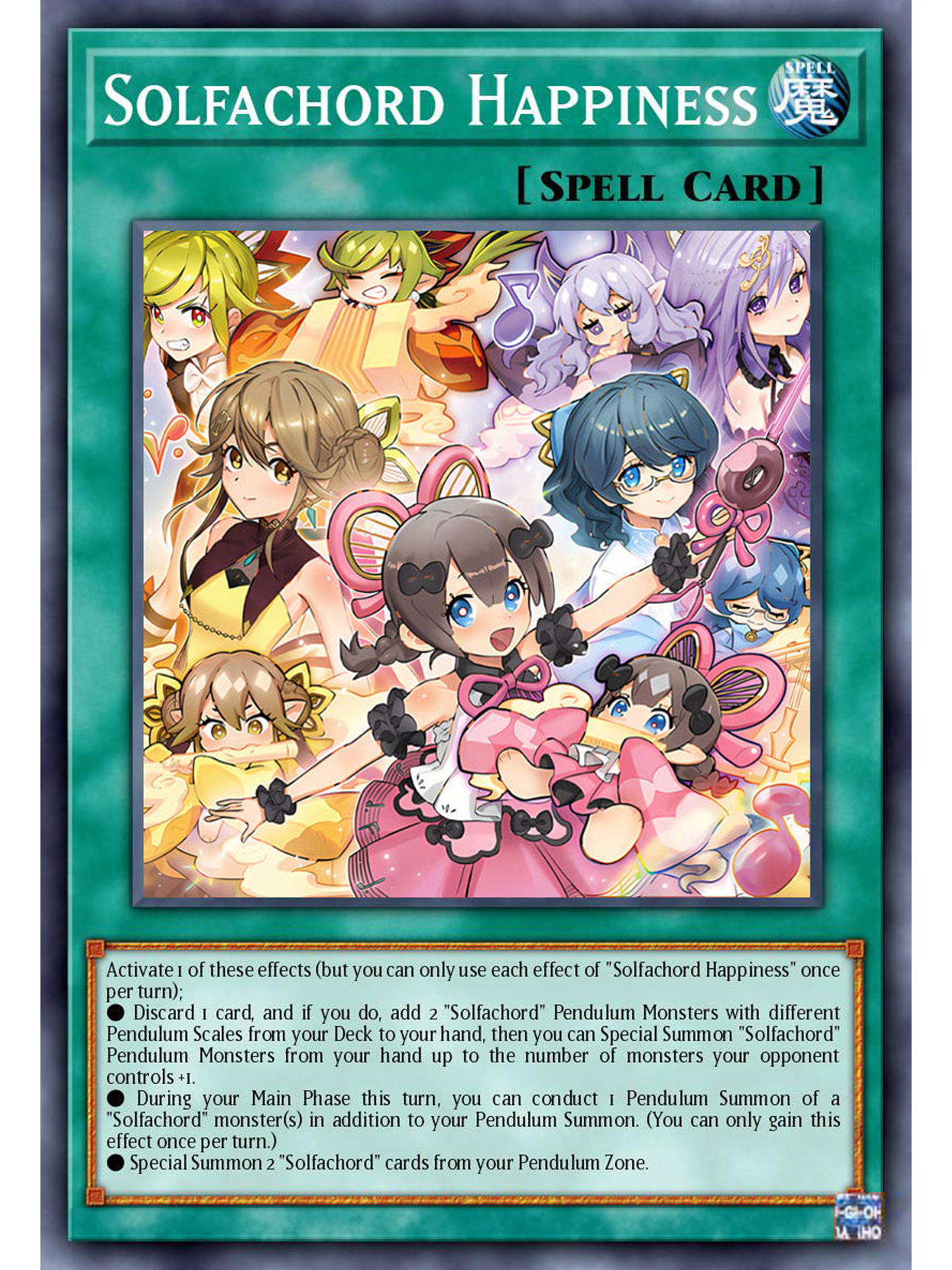 Solfachord Happiness - DOOD-EN065 - Common 1st Edition 1