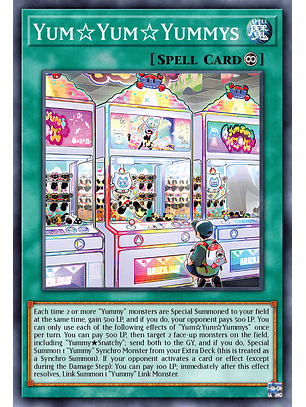 YumYumYummys - DOOD-EN067 - Super Rare 1st Edition