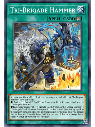 Tri-Brigade Hammer - DOOD-EN068 - Super Rare 1st Edition
