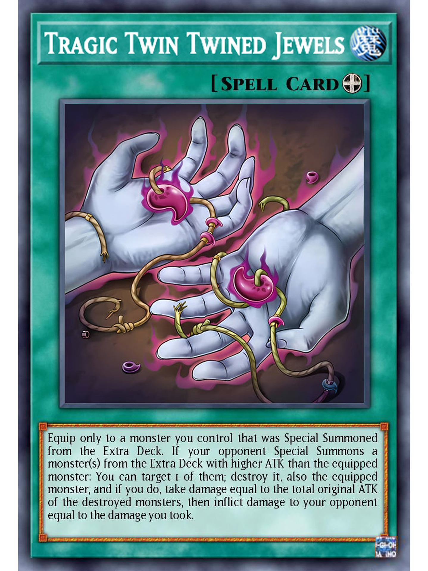 Tragic Twin Twined Jewels - DOOD-EN071 - Common 1st Edition 1