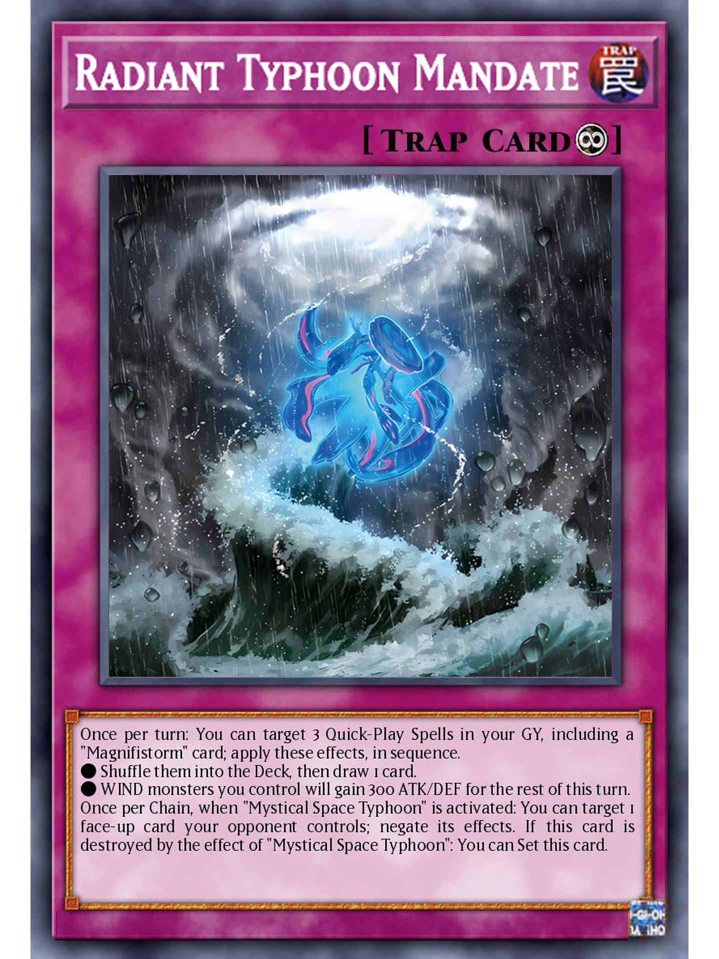 Radiant Typhoon Mandate - DOOD-EN076 - Common 1st Edition 1