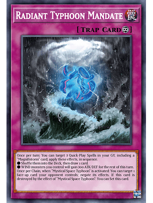Radiant Typhoon Mandate - DOOD-EN076 - Common 1st Edition