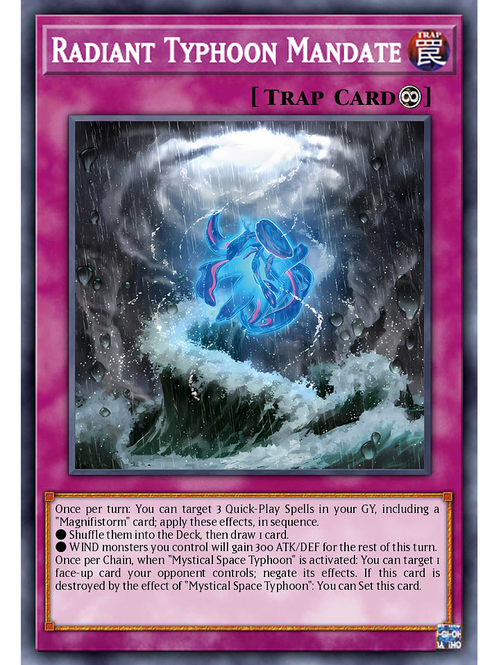 Radiant Typhoon Mandate - DOOD-EN076 - Common 1st Edition 1