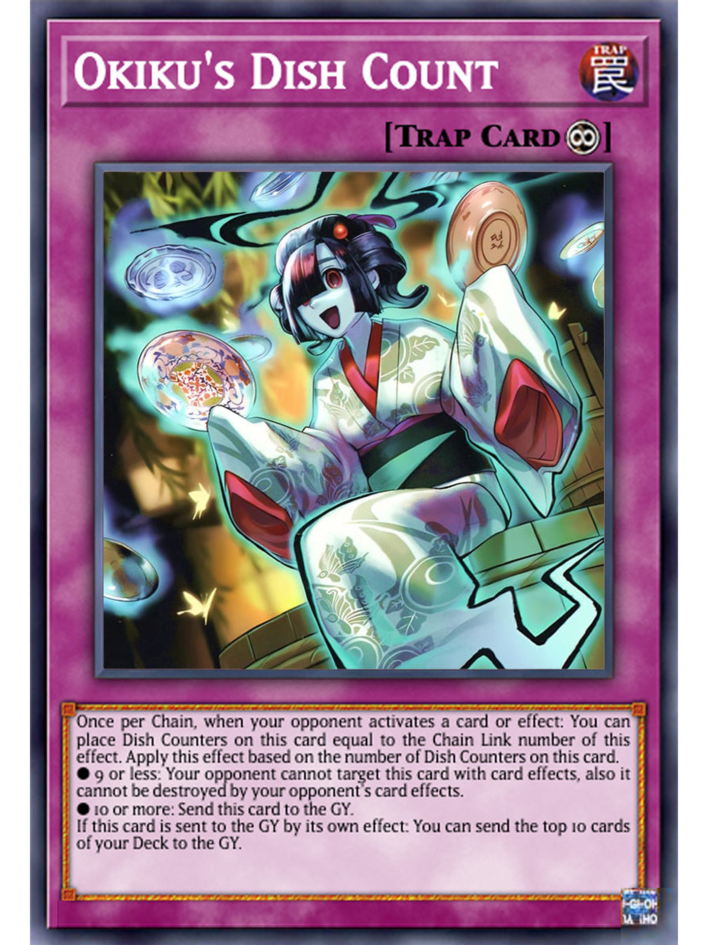 Okiku's Dish Count - DOOD-EN080 - Common 1st Edition 1