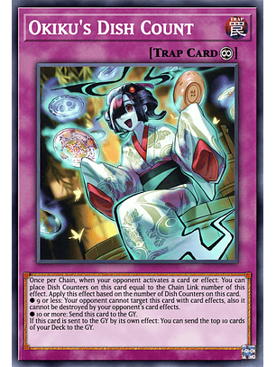Okiku's Dish Count - DOOD-EN080 - Common 1st Edition