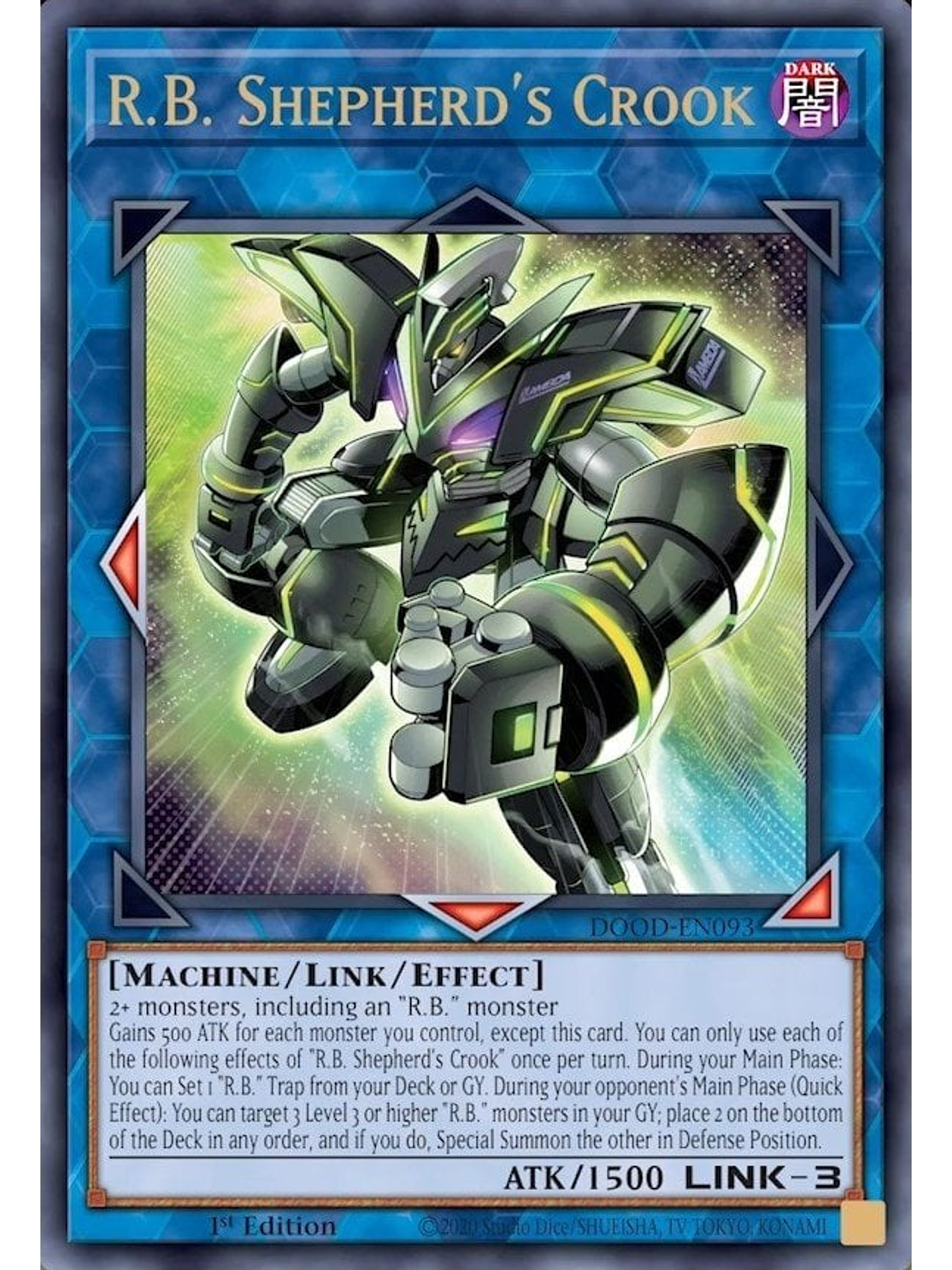 R.B. Shepherd's Crook - DOOD-EN093 - Ultra Rare 1st Edition 1