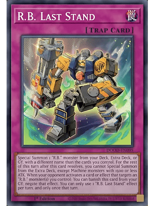 R.B. Last Stand - DOOD-EN095 - Common 1st Edition