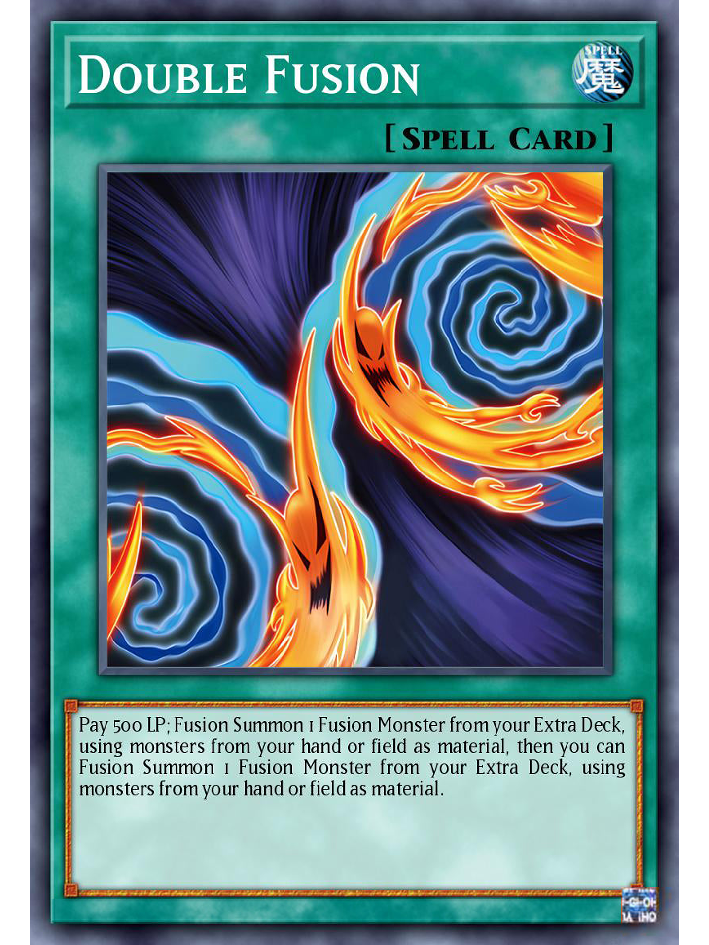 Double Fusion - DOOD-EN100 - Super Rare 1st Edition 1