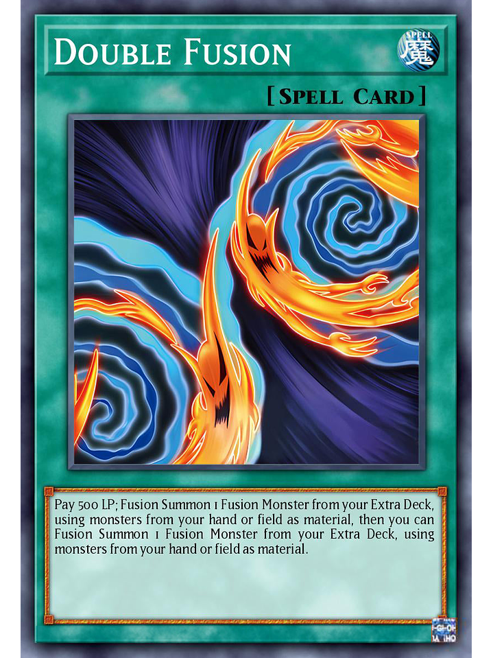 Double Fusion - DOOD-EN100 - Super Rare 1st Edition 1