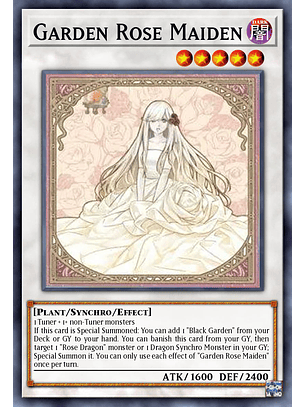Garden Rose Maiden - DOOD-EN101 - Starlight Rare 1st Edition