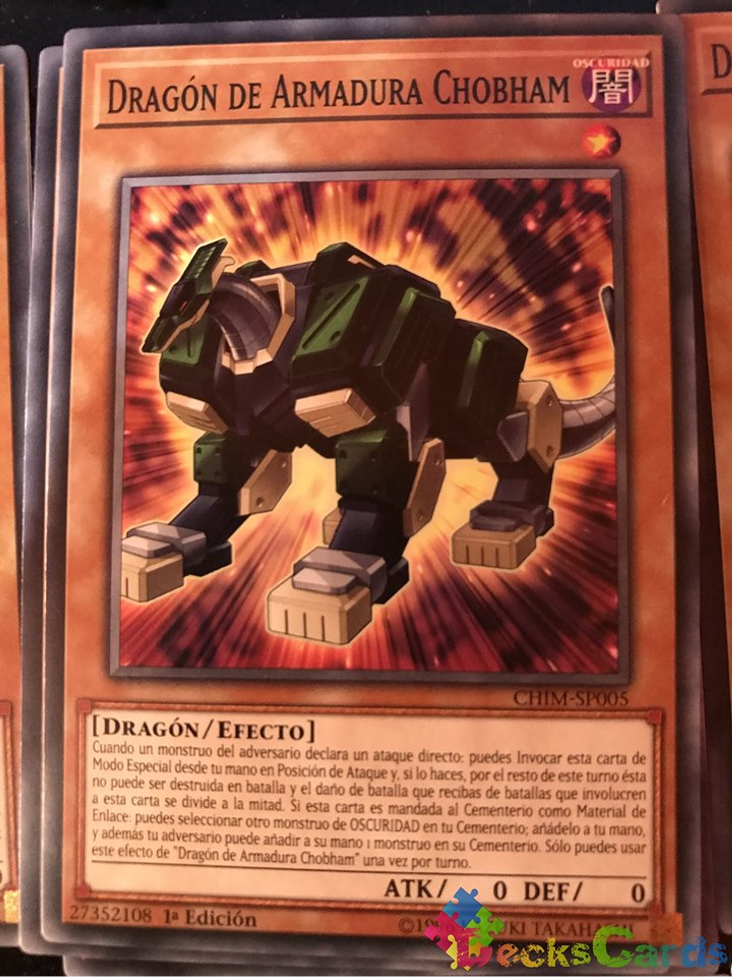 Chobham Armor Dragon - CHIM-EN005 - Common 1st Edition 1