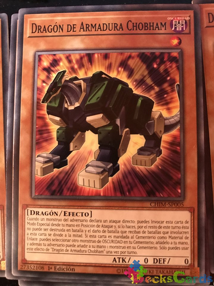 Chobham Armor Dragon - CHIM-EN005 - Common 1st Edition 1