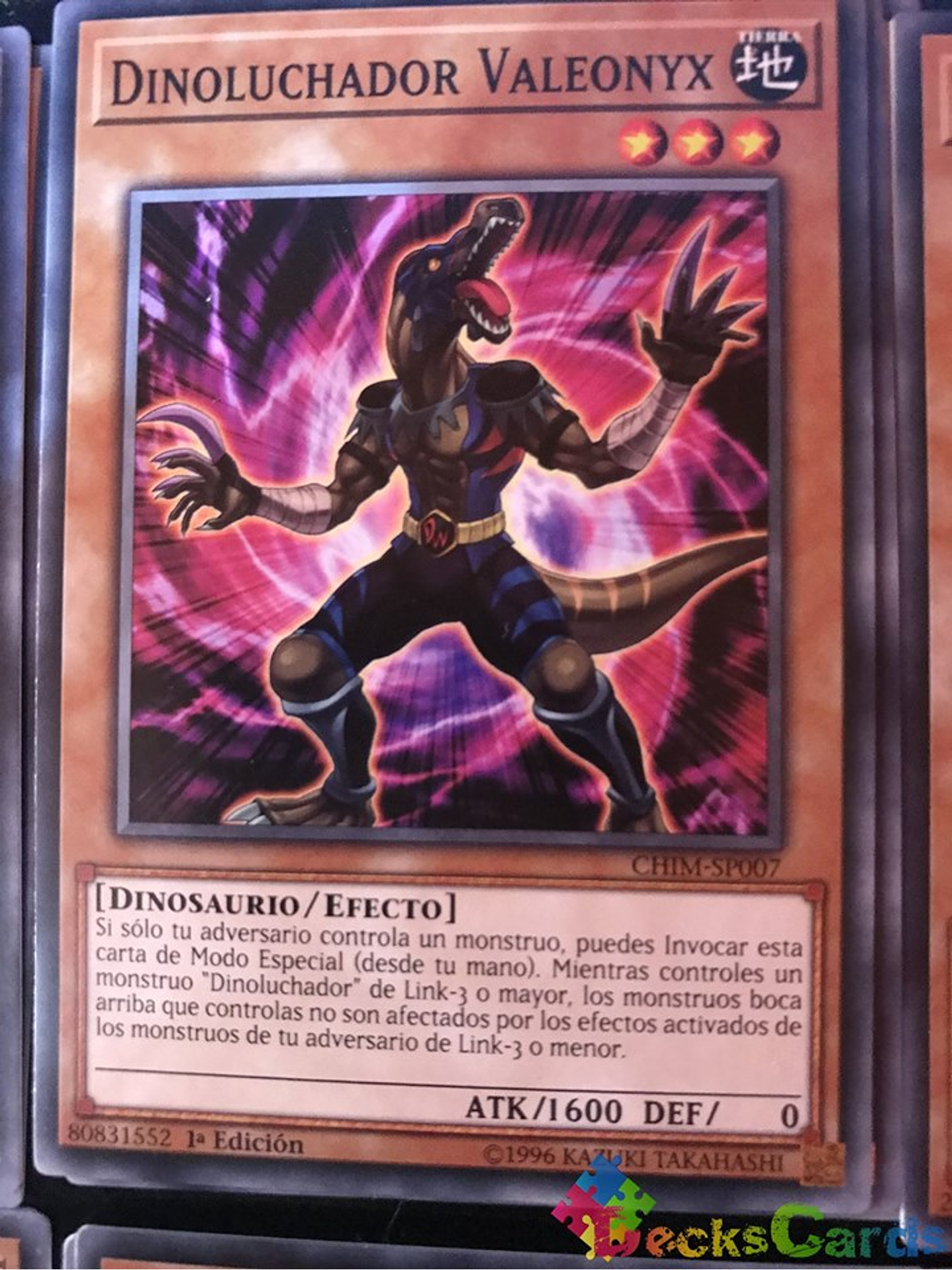Dinowrestler Valeonyx - CHIM-EN007 - Common 1st Edition 1