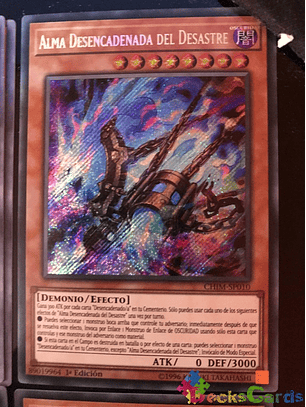 Unchained Soul of Disaster - CHIM-EN010 - Secret Rare 1st Edition