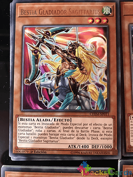 Gladiator Beast Sagittarii - CHIM-EN011 - Rare 1st Edition