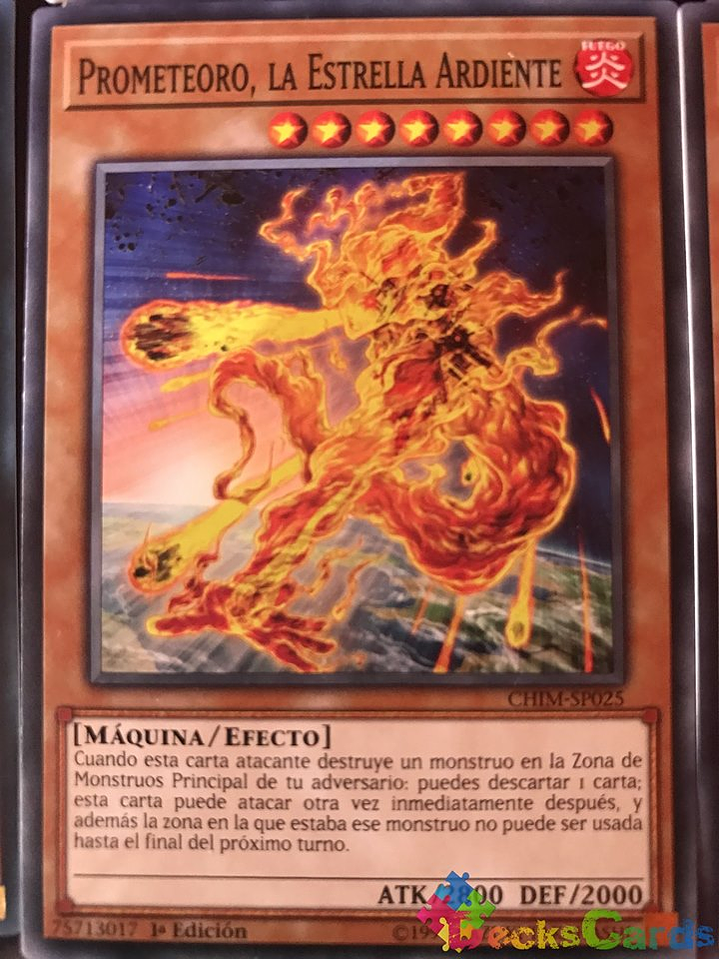Prometeor, the Burning Star - CHIM-EN025 - Common 1st Edition 1