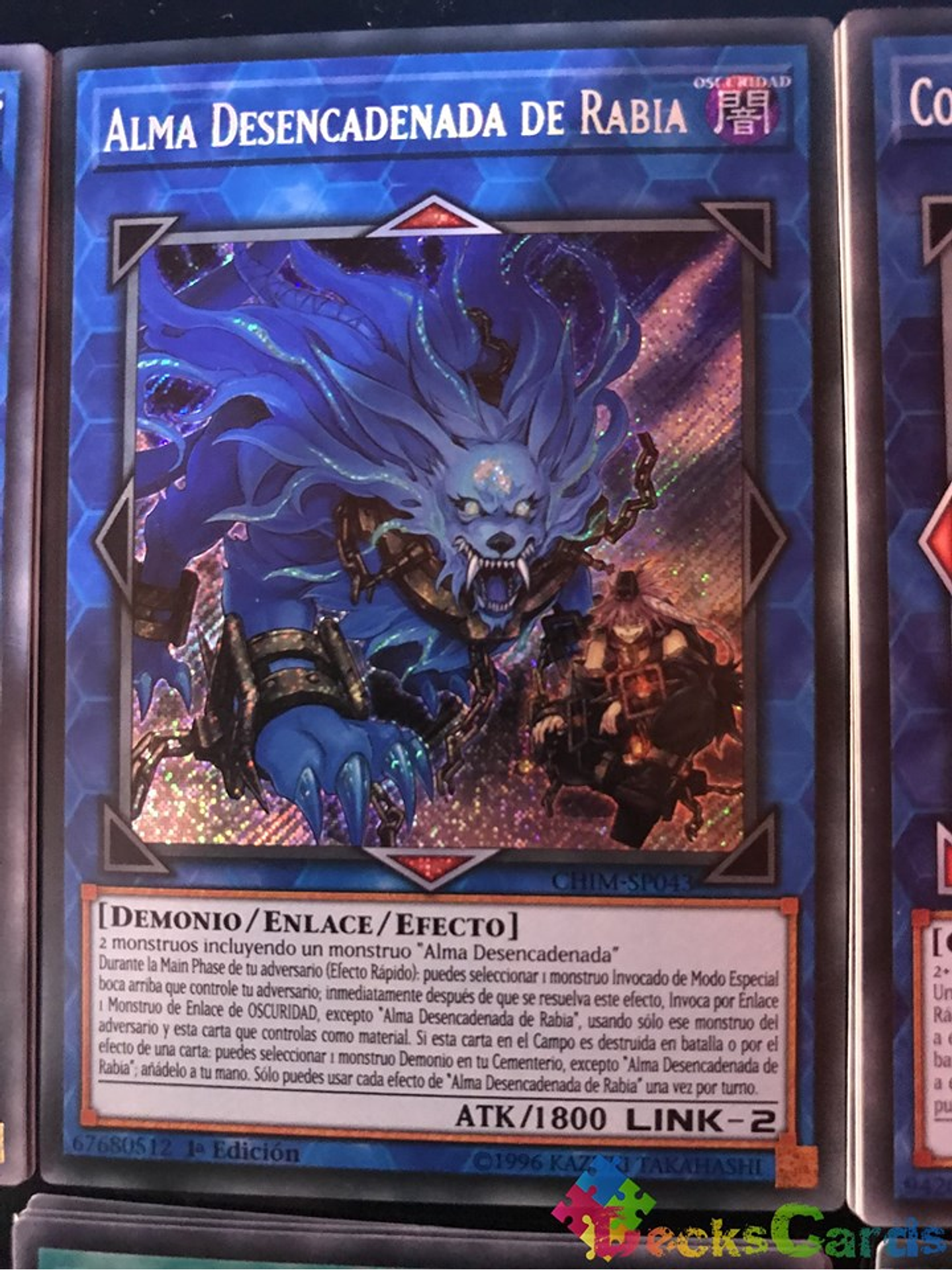 Unchained Soul of Rage - CHIM-EN043 - Secret Rare 1st Edition 1