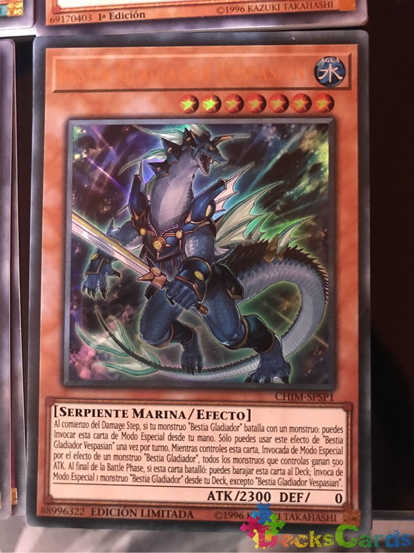 Gladiator Beast Vespasius - CHIM-ENSP1 - Ultra Rare Limited Edition 1