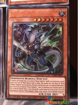 Gladiator Beast Vespasius - CHIM-ENSP1 - Ultra Rare Limited Edition