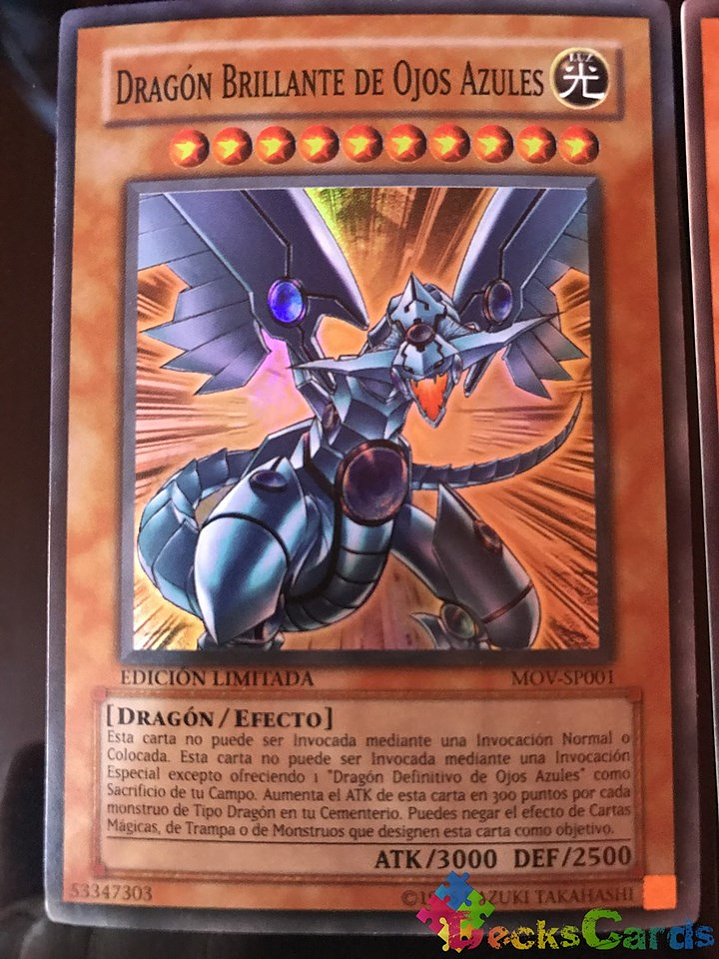 Blue-Eyes Shining Dragon - MOV-EN001 - Super Rare 1