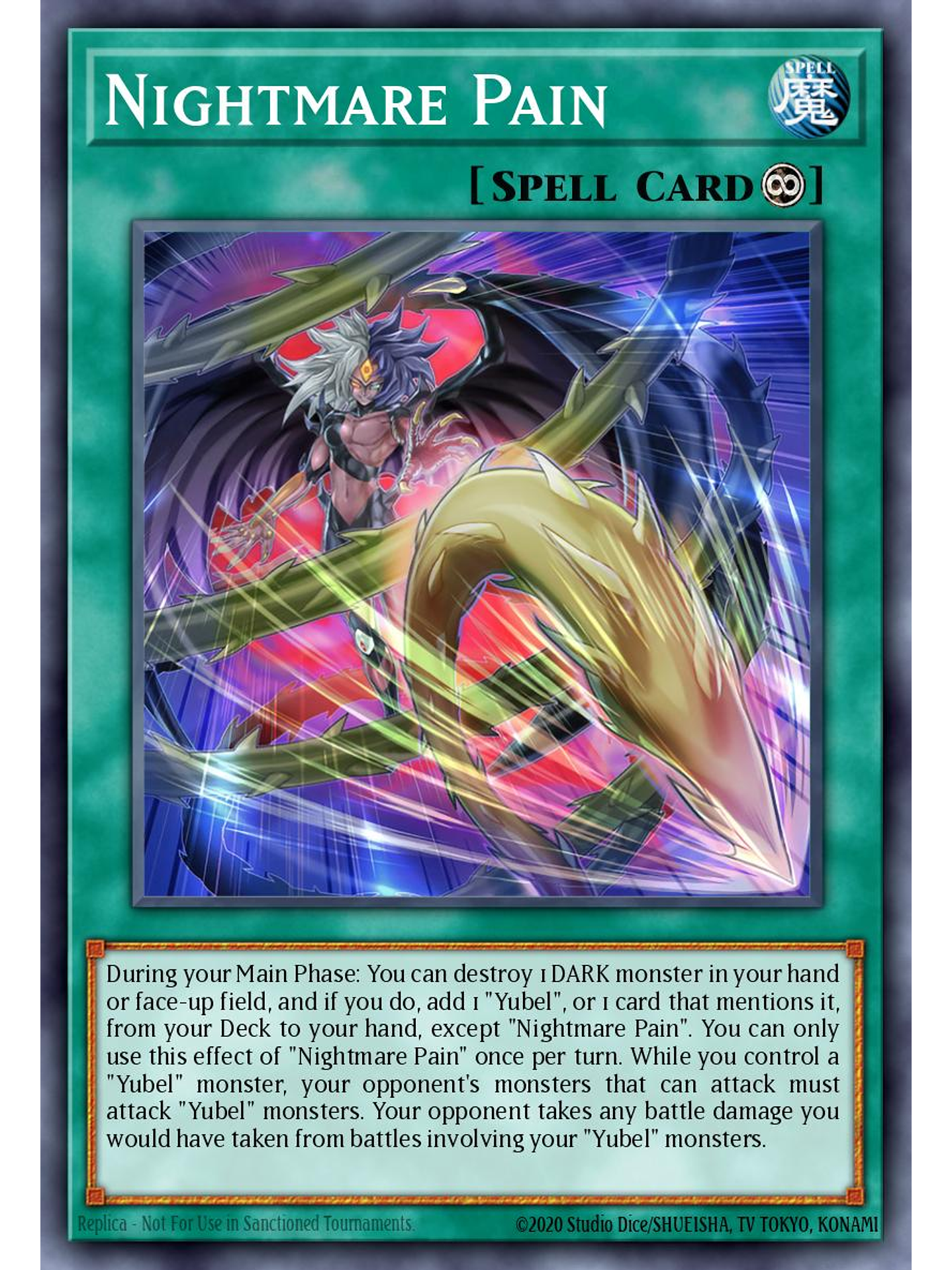 Nightmare Pain - 25LP-EN005 - Secret Rare Emblazoned 1