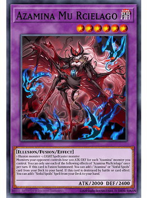 Azamina Mu Rcielago - 25LP-EN011 - Secret Rare Emblazoned