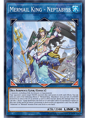 Mermail King - Neptabyss - 25LP-EN013 - Secret Rare Emblazoned