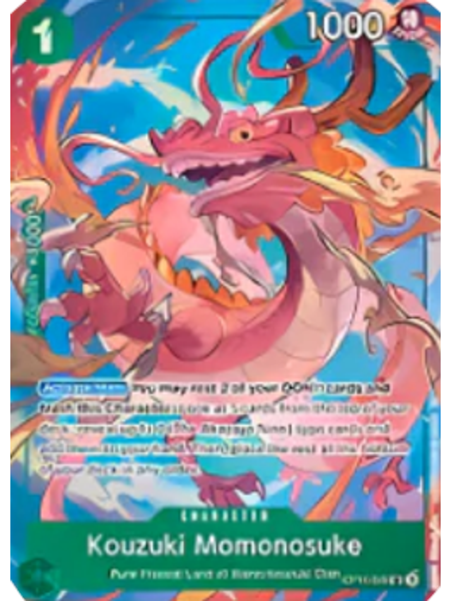 OP10-028 (Alternate Art) Kouzuki Momonosuke 1