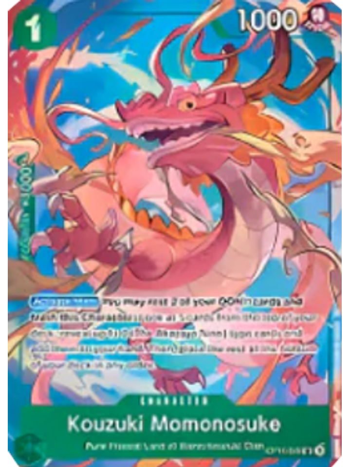 OP10-028 (Alternate Art) Kouzuki Momonosuke 1