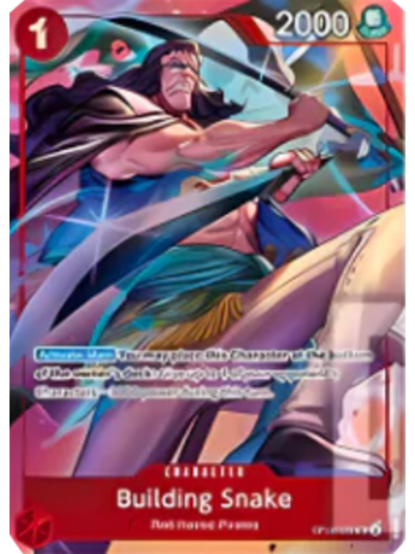 OP09-008 (Alternate Art) Building Snake 1