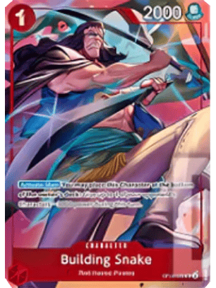 OP09-008 (Alternate Art) Building Snake