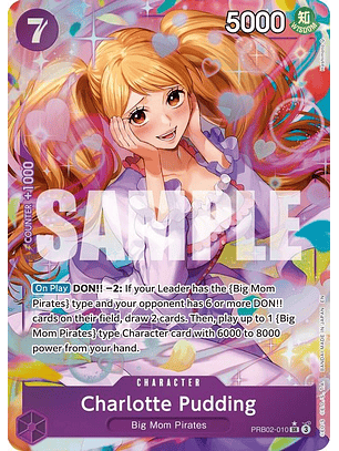 PRB02-010 (Alternate Art) Charlotte Pudding
