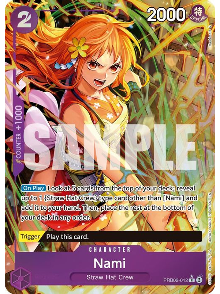 PRB02-012 (Alternate Art) Nami 1