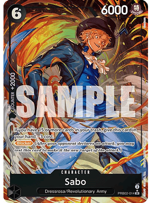 PRB02-014 (Alternate Art) Sabo