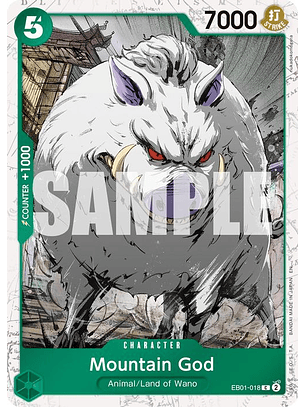 EB01-018 (Foil) Mountain God (PRB02)