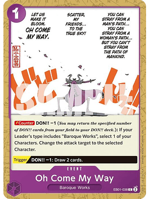 EB01-038 C Oh Come My Way (PRB02)