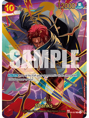 OP06-007 (Special Rare) Shanks (SP) (PRB02)