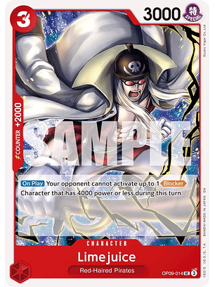 OP09-014 U Limejuice (PRB02)