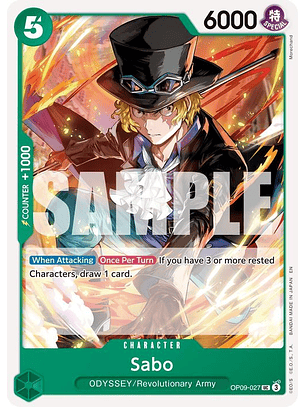 OP09-027 U Sabo (PRB02)