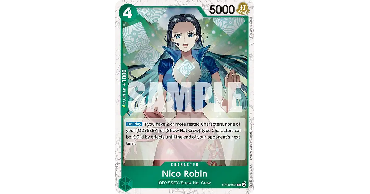 OP09-033 (Pirate Foil) Nico Robin