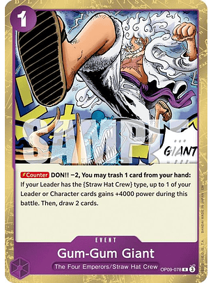 OP09-078 R Gum-Gum Giant (PRB02)