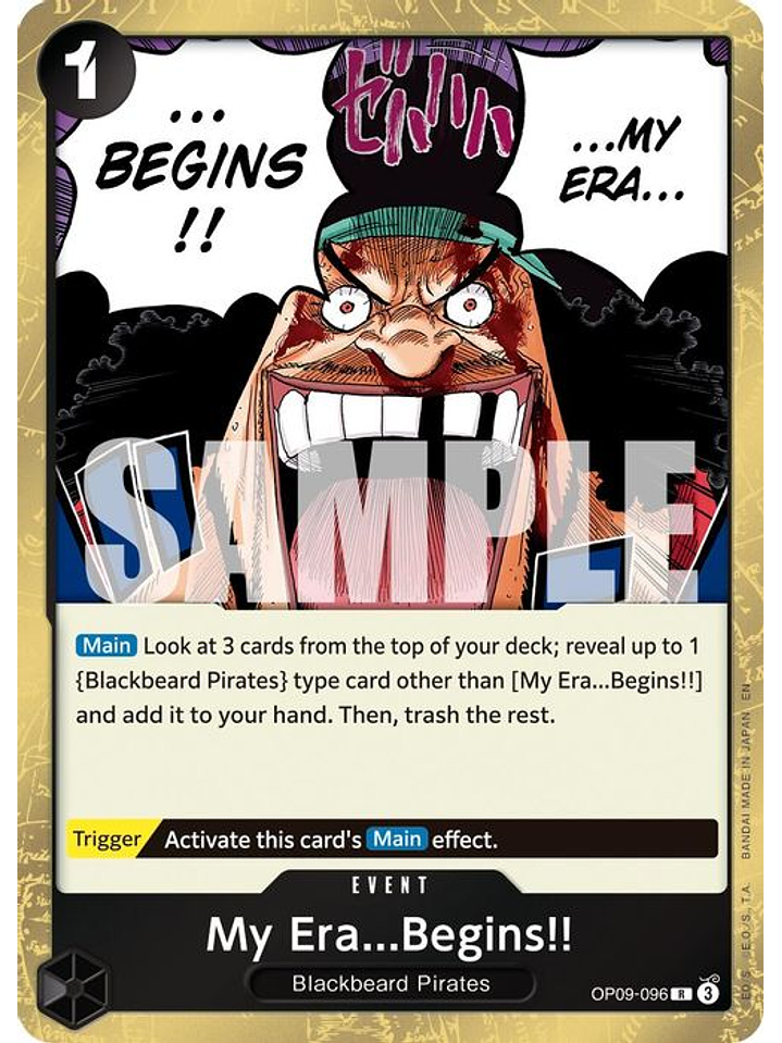 OP09-096 R My Era...Begins!! (PRB02) 1