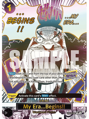 OP09-096 (Alternate Art) My Era...Begins!! (Manga) (PRB02)